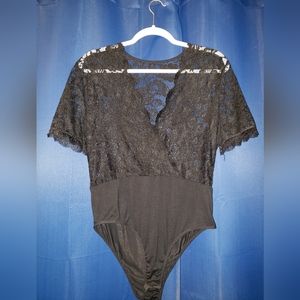 Lace top bodysuit